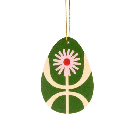 3D-Oster Dekoration Osterhänger 'OSTEREI GRÜN'