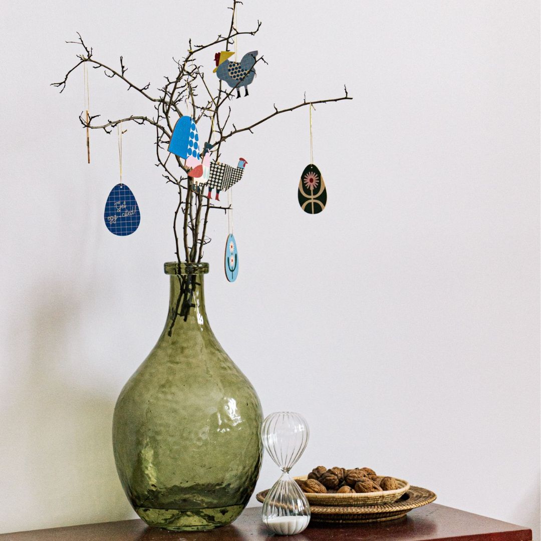 3D-Oster Dekoration Osterhänger 'OSTEREI GRÜN'