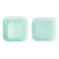Set 3 Lunchboxen 'Aqua Glitzer türkis'