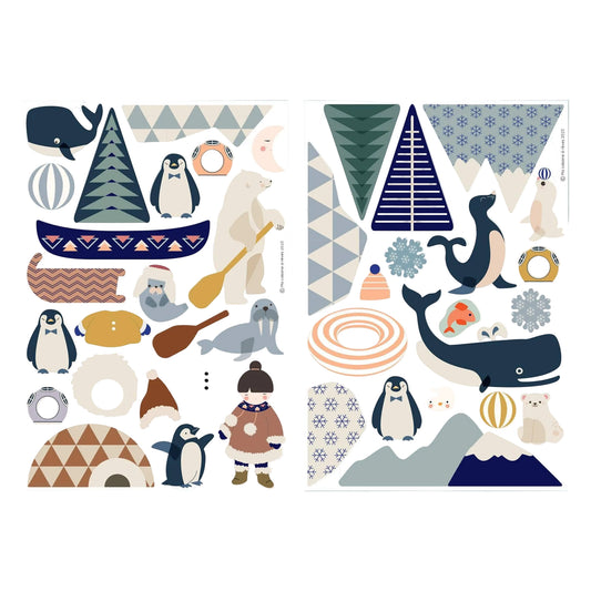 Magnetspiel Tiere auf der Eisscholle