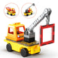 Magnetbausteine 3-in-1-Kran, Kipper, Leiterwagen