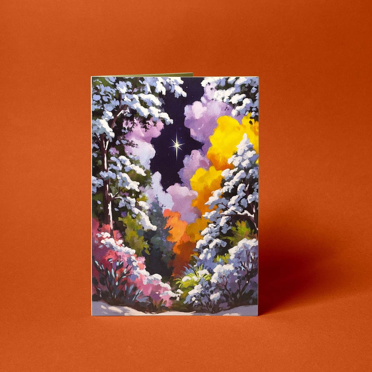 Minikarte 'Weihnachtsstern' 2in1 Karte & DIY Geschenk in einem