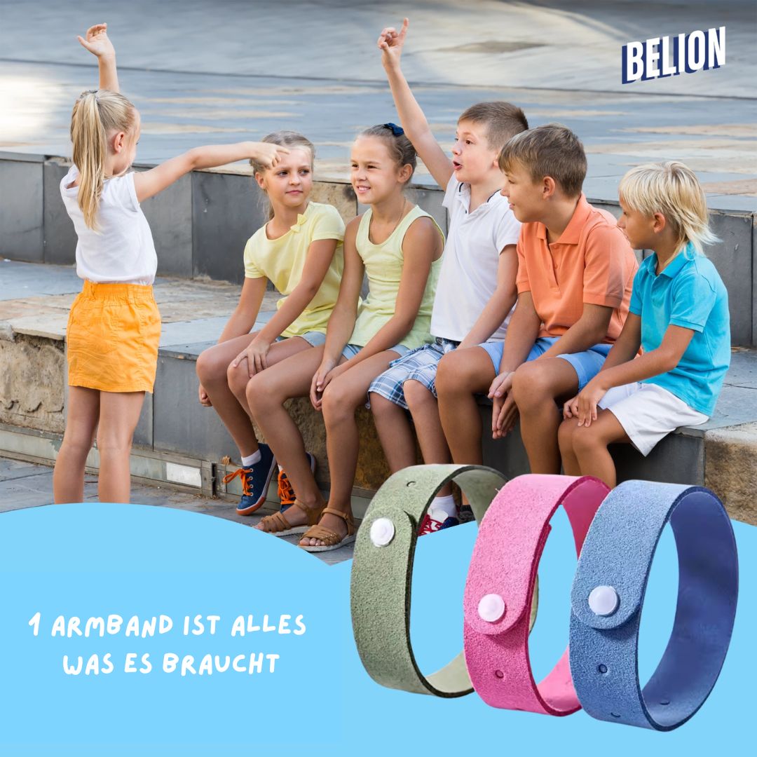 100% natürliches Anti-Mücken-Armband 10Stk uni
