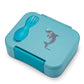 Bento Box Lunchbox Delphin blau 18cm
