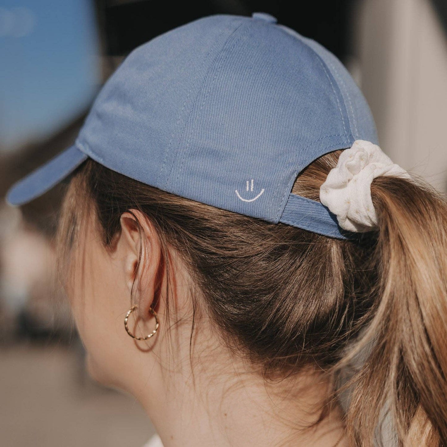Cap blau 'Easy peasy'