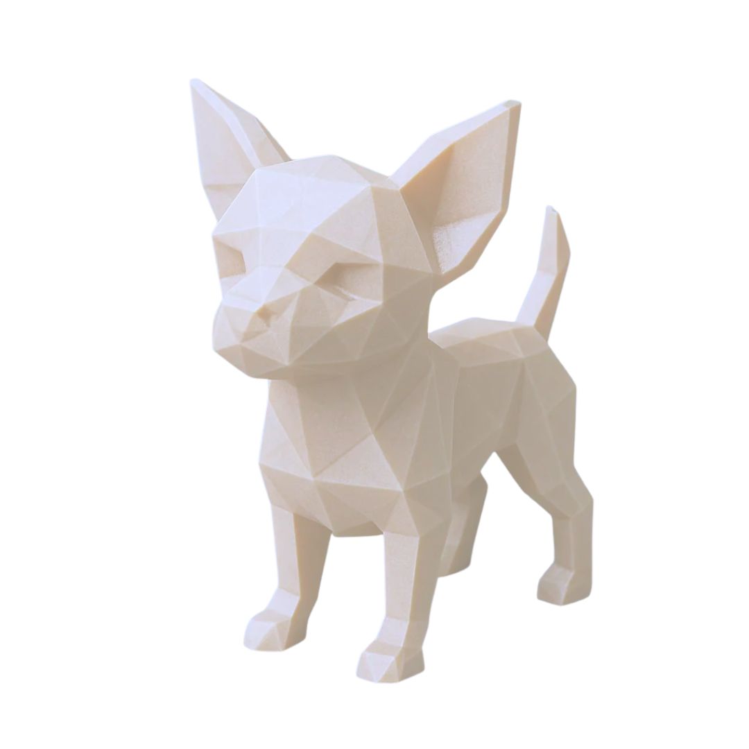 3D Hund personalisierbar mit Text