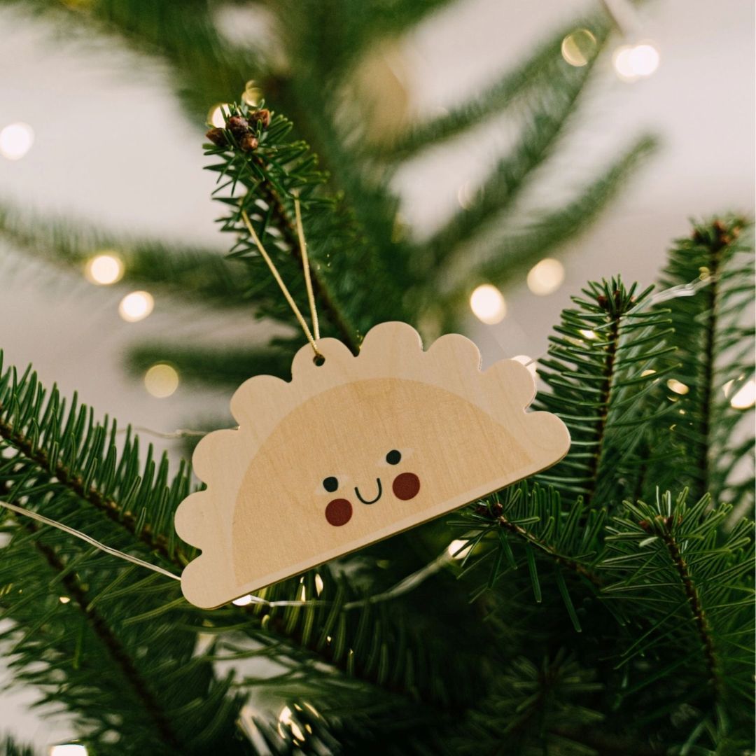 3D-Weihnachtsschmuck 'Knödelanhänger'