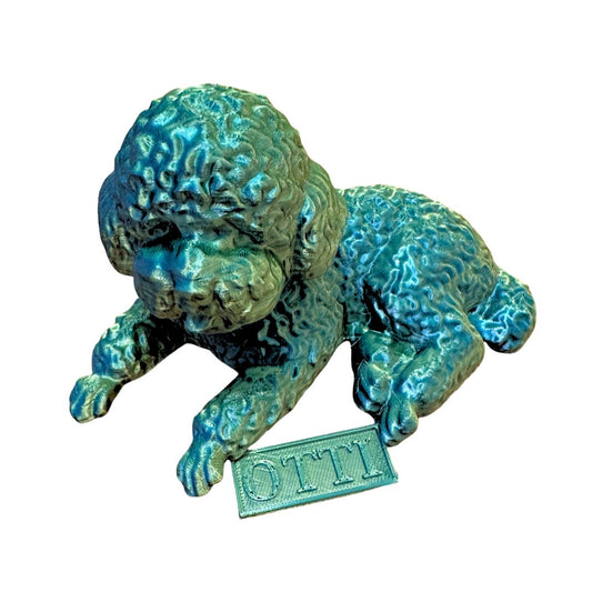 3D Hund personalisierbar mit Text