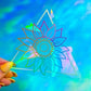 Suncatcher-Aufkleber mit Sonnenblumen-Motiv