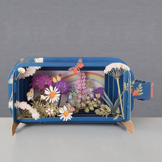 Dimensionale Pop-Up-Karte 'Sommerwiese'