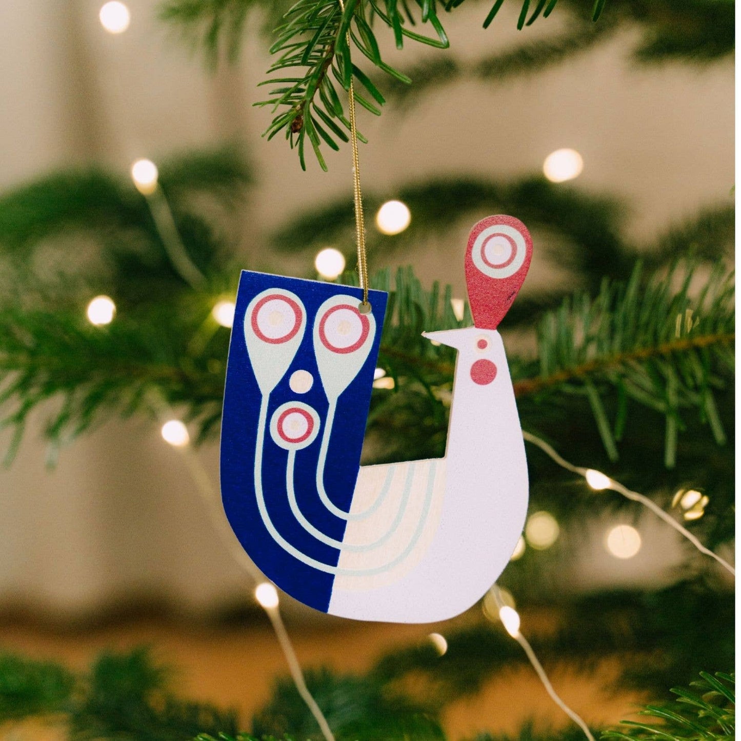 3D-Weihnachtsschmuck 'Pfau