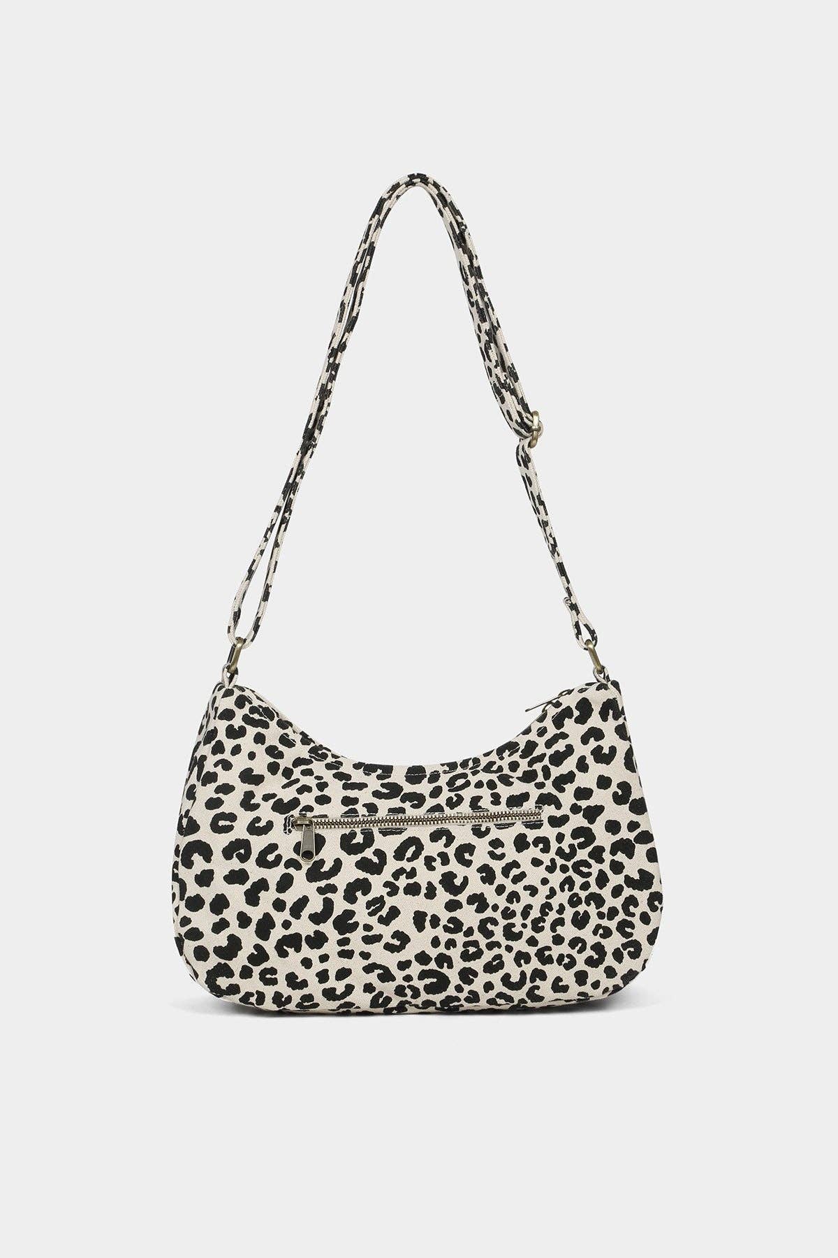 Damen Leopardentasche 'Rosa' ecru