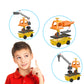 Magnetbausteine 3-in-1-Kran, Kipper, Leiterwagen