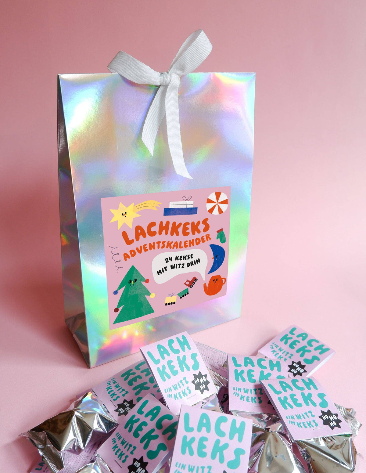 Lachkeks Adventskalender 24 Kekse mit Witz