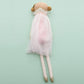 Pinkfarbene Ballerina-Puschelpuppe