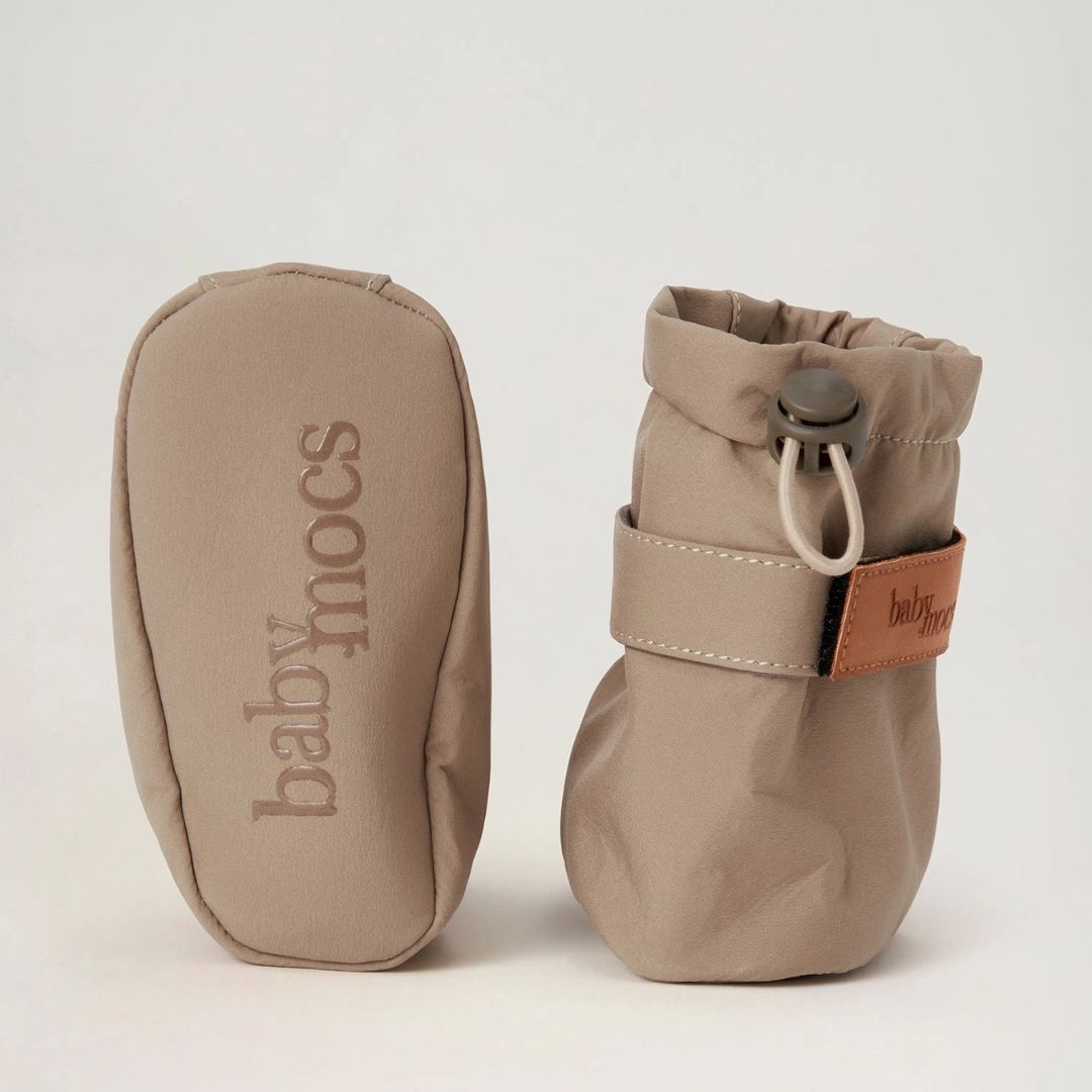 4 Season Baby-Boots zum Überziehen in dunklem beige