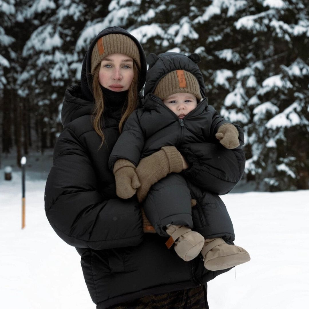4 Season Baby-Boots zum Überziehen in dunklem beige