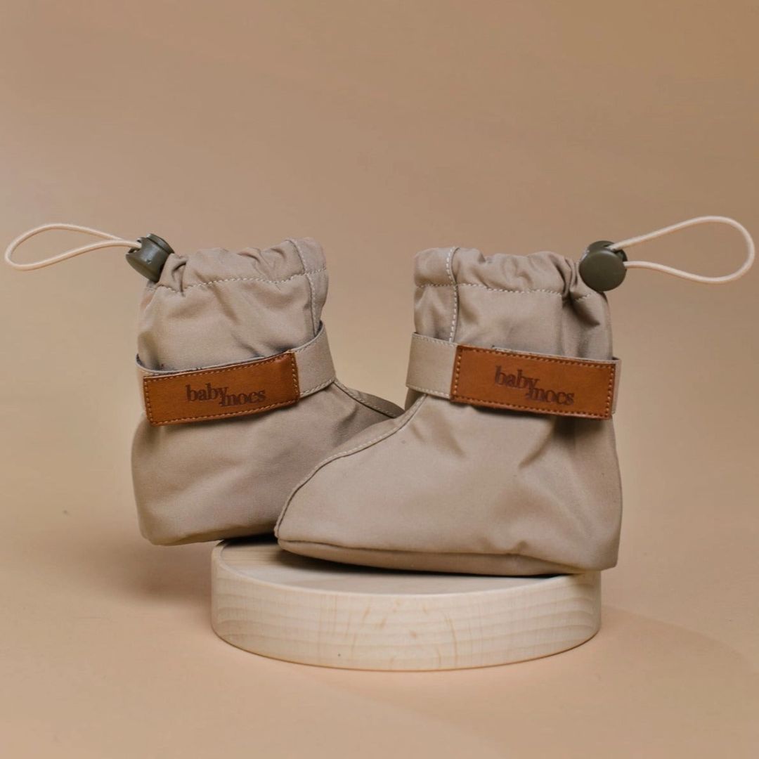 4 Season Baby-Boots zum Überziehen in dunklem beige