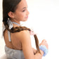 Scrunchie Meerjungfrau Perlmuttperlen rosa