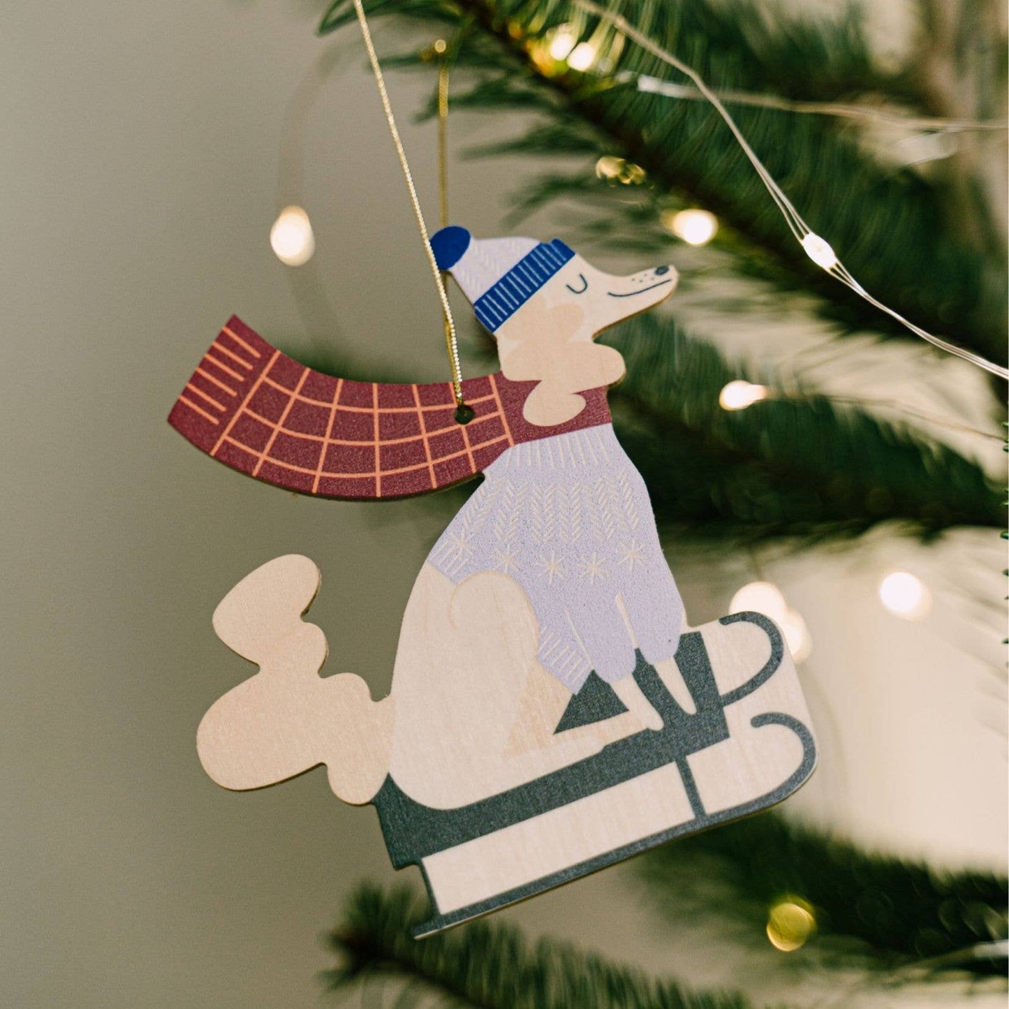 3D-Weihnachtsschmuck 'Funny Puppy'