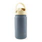 Edelstahl Trinkflasche 420 ml blau personalisierbar mit Gravur