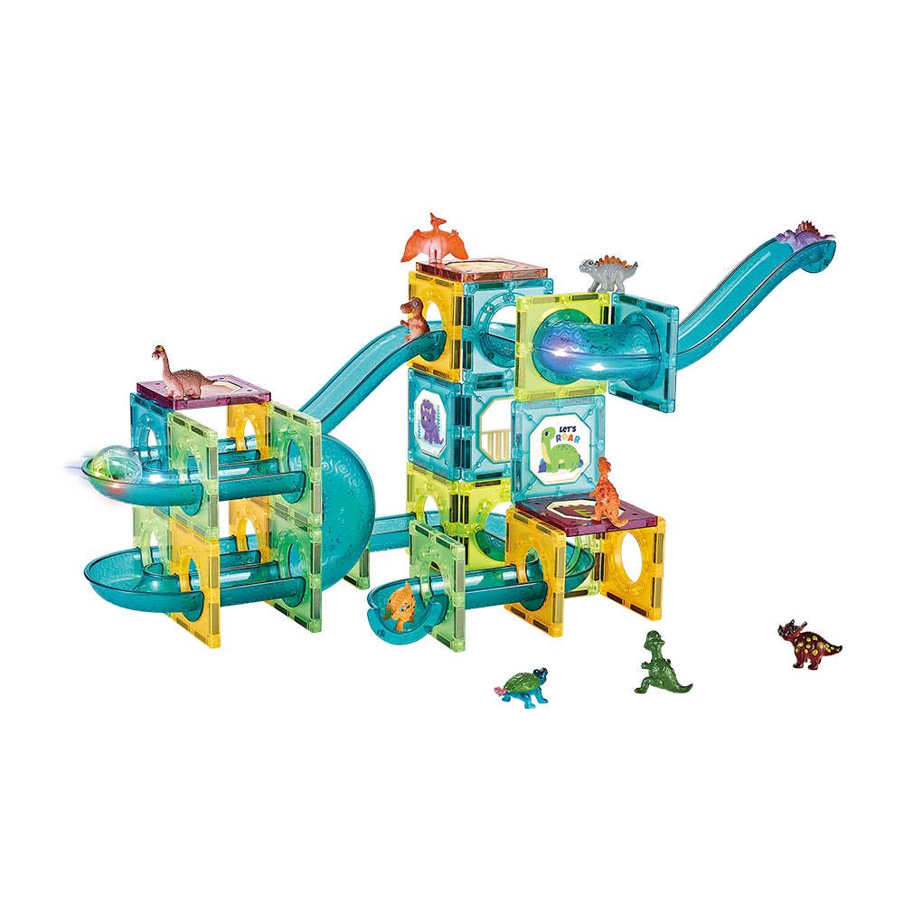 Leuchtendes Magnetspiel Dino 73 Stück