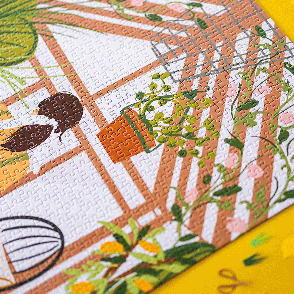 1000-teiliges Puzzle 'Ein Sonntag auf dem Land'