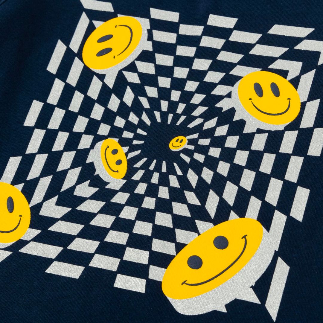 Longsleeve für Jungen "Smile" marine