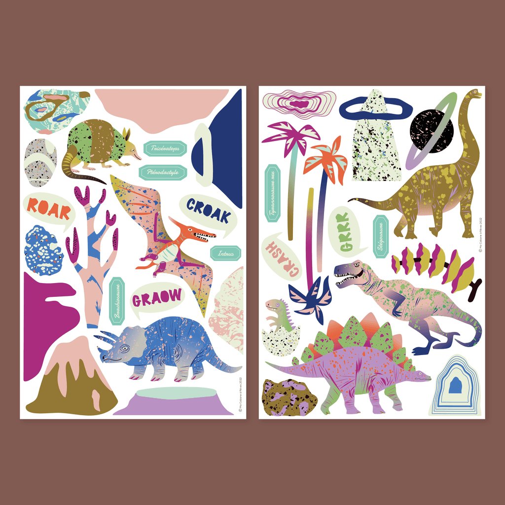 Magnetisches Spiel mit Dinosauriern