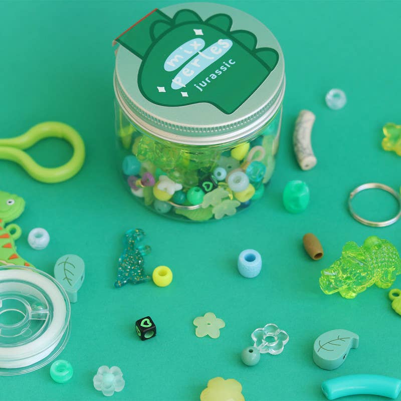 Perlen Mix 'Jurassic' Kreiere Deinen Schmuck