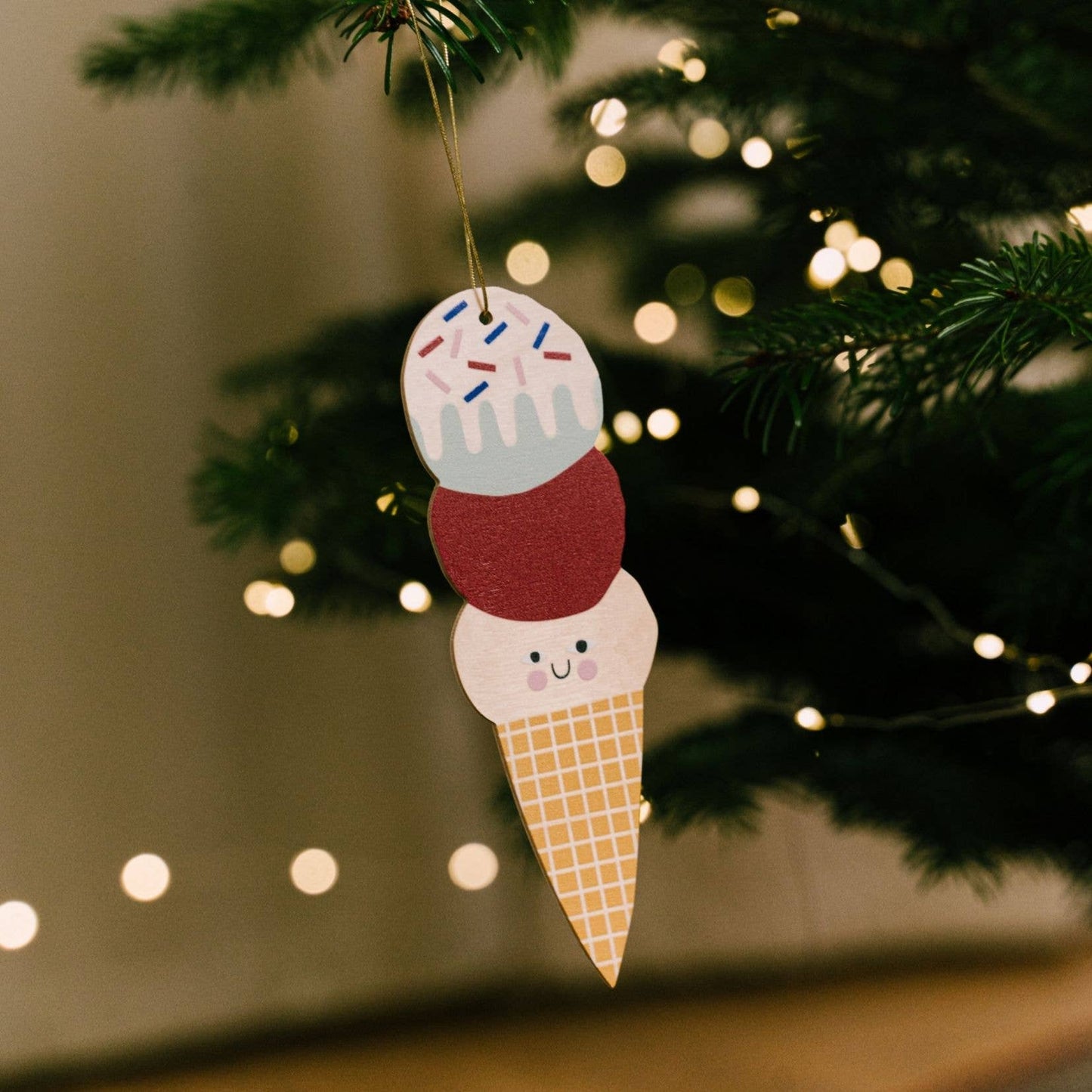 3D-Weihnachtsschmuck 'Christmas Icecream'