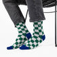Karierte Herren Socken 'Silverstone'