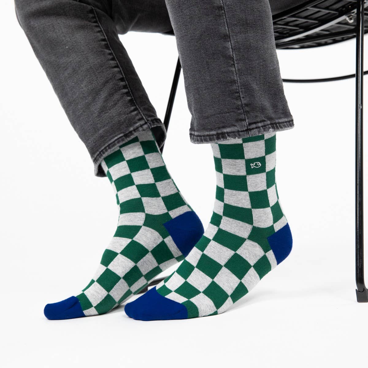 Karierte Herren Socken 'Silverstone'