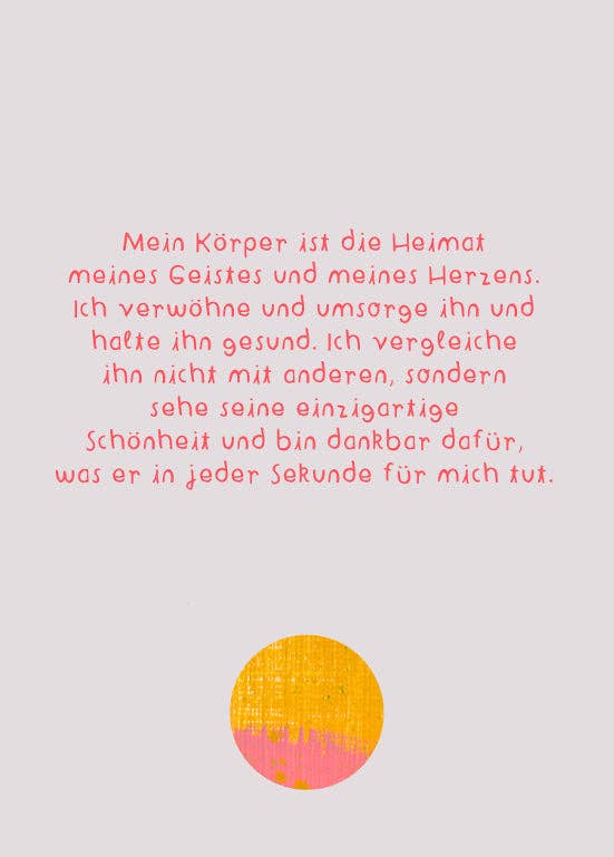 Affirmationskarten für Erwachsene 'Karten für ein gutes Leben'