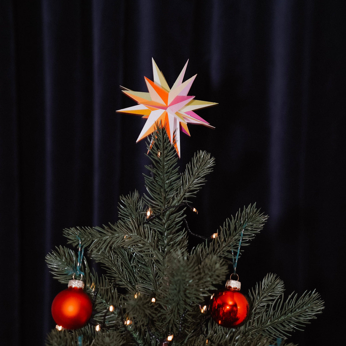 Minikarte 'Weihnachtsstern' 2in1 Karte & DIY Geschenk in einem