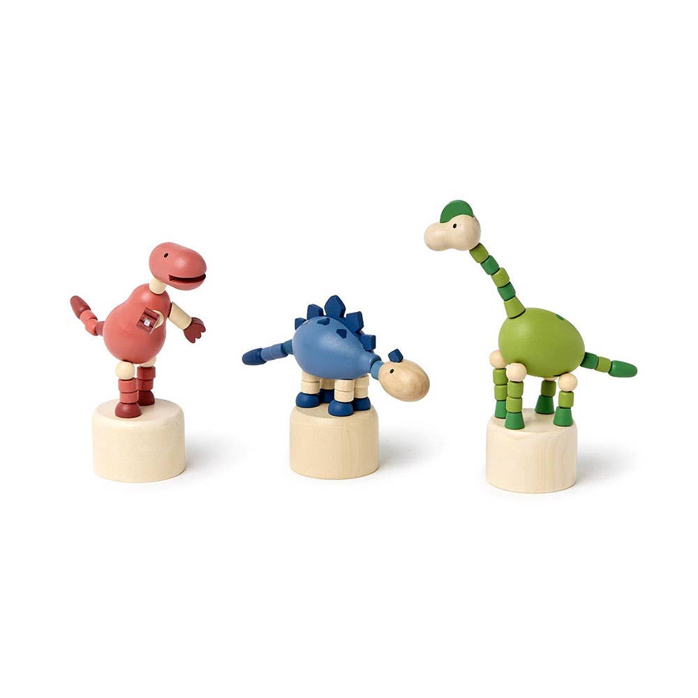 Gelenkige Dinosaurier aus Holz