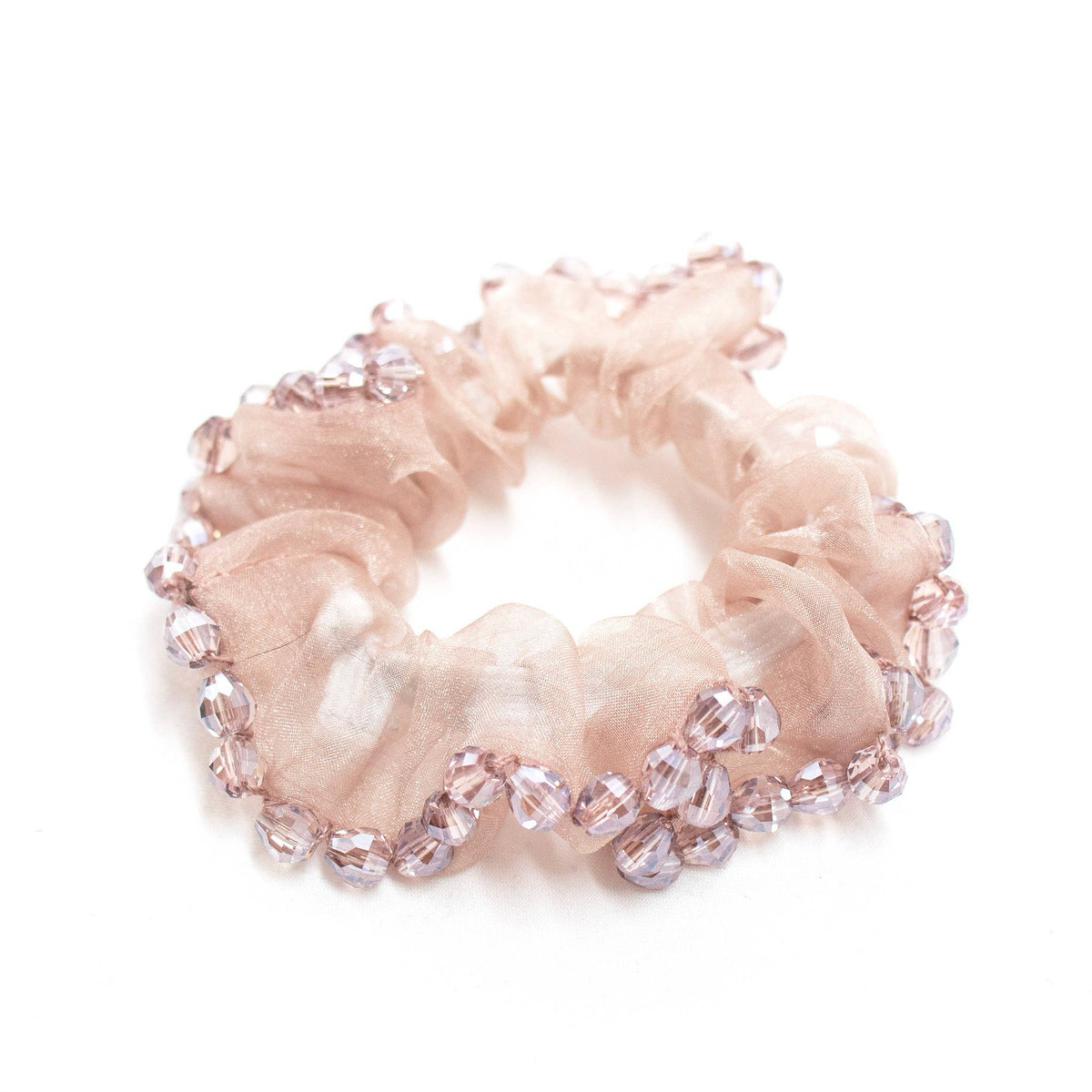 Scrunchie Meerjungfrau Perlmuttperlen rosa