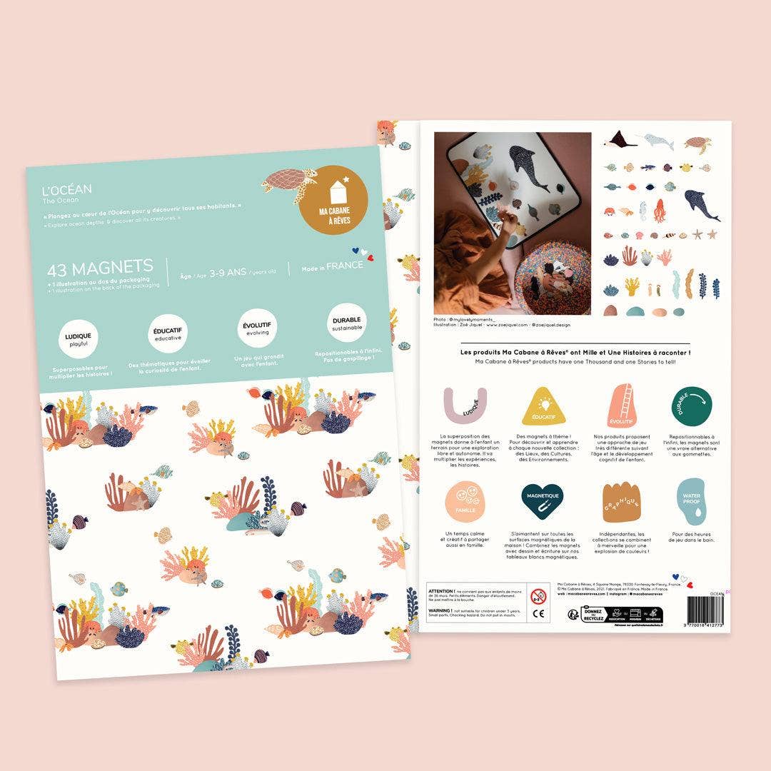 Magnetisches Spiel mit Meerestieren