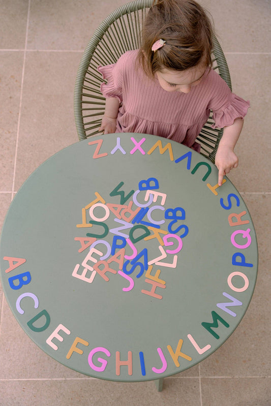 Magnetisches Alphabet 61 Große Großbuchstaben