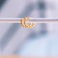 Edelstahl Creolen 10mm "Kugeln" - Gold