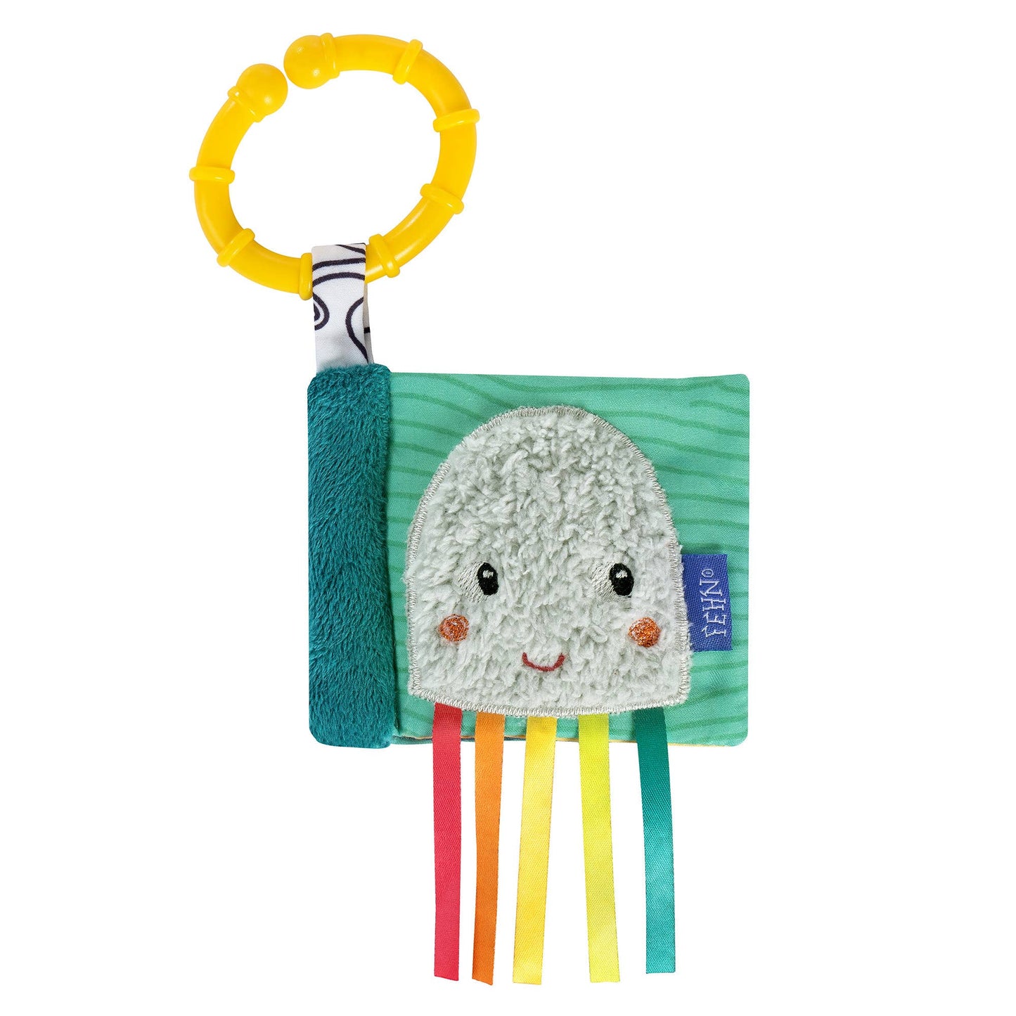 Mini-Knisterbuch Tintenfisch - Fühlbuch mit Natur-Motiven