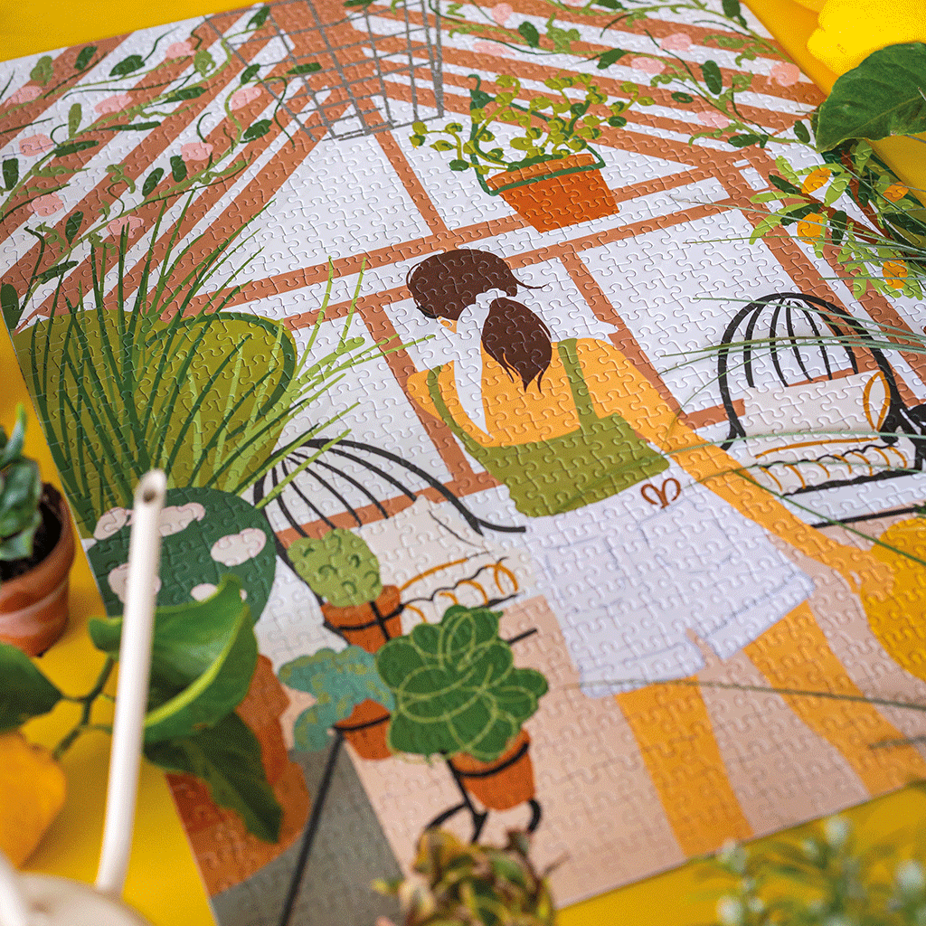 1000-teiliges Puzzle 'Ein Sonntag auf dem Land'