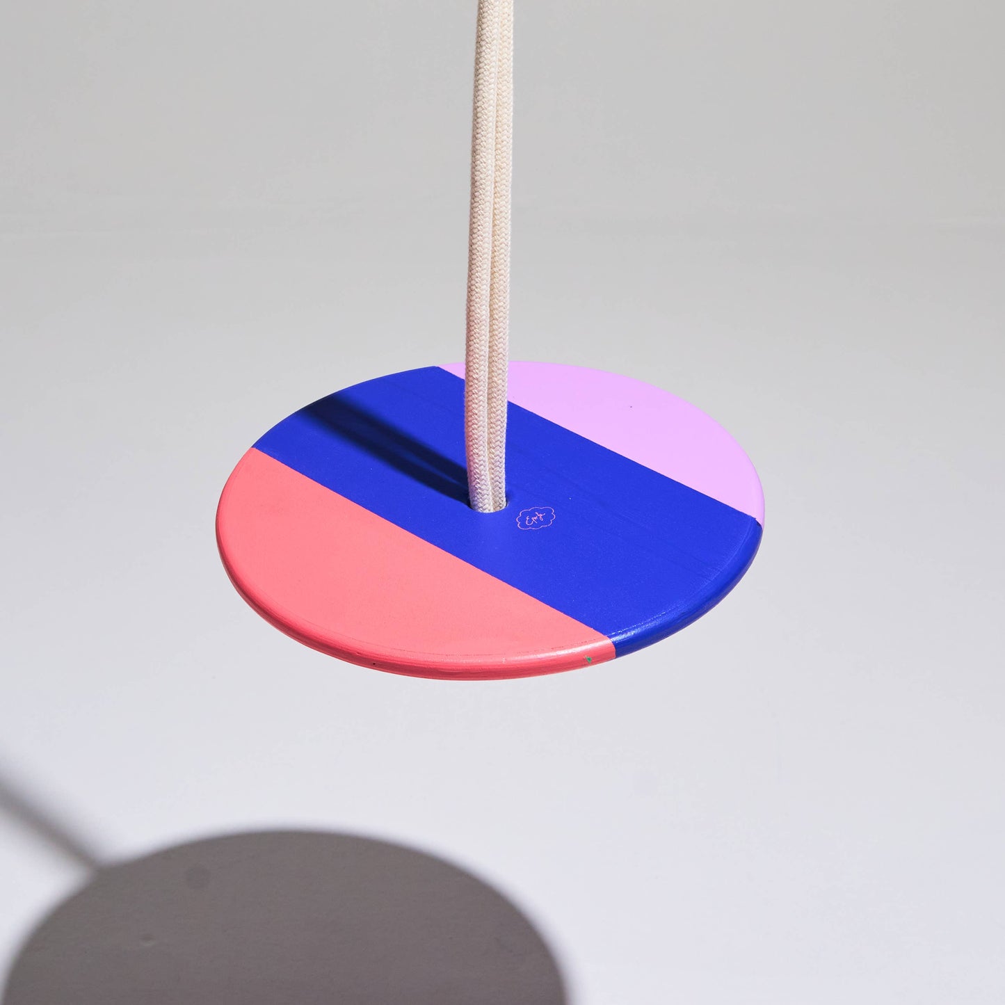 Indoor Scheibenschaukel 'Colorful' lila/blau/korall