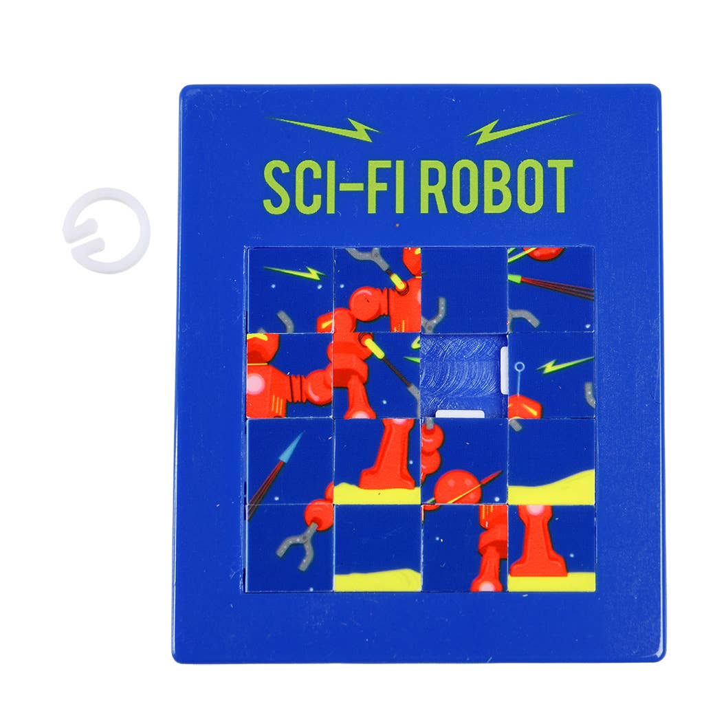 Kinderspiel Schiebepuzzle 'Sci-Fi-Roboter'