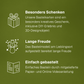 Minikarte 'Retro Rakete' 2in1 Karte & Geschenk in einem