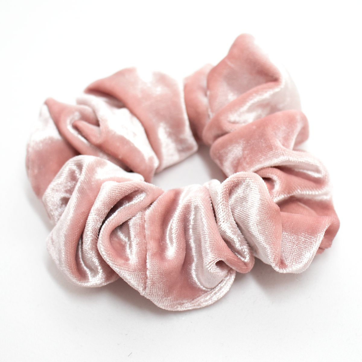 Schimmernder Samt-Haargummi Pirouette Ballerinas rosa