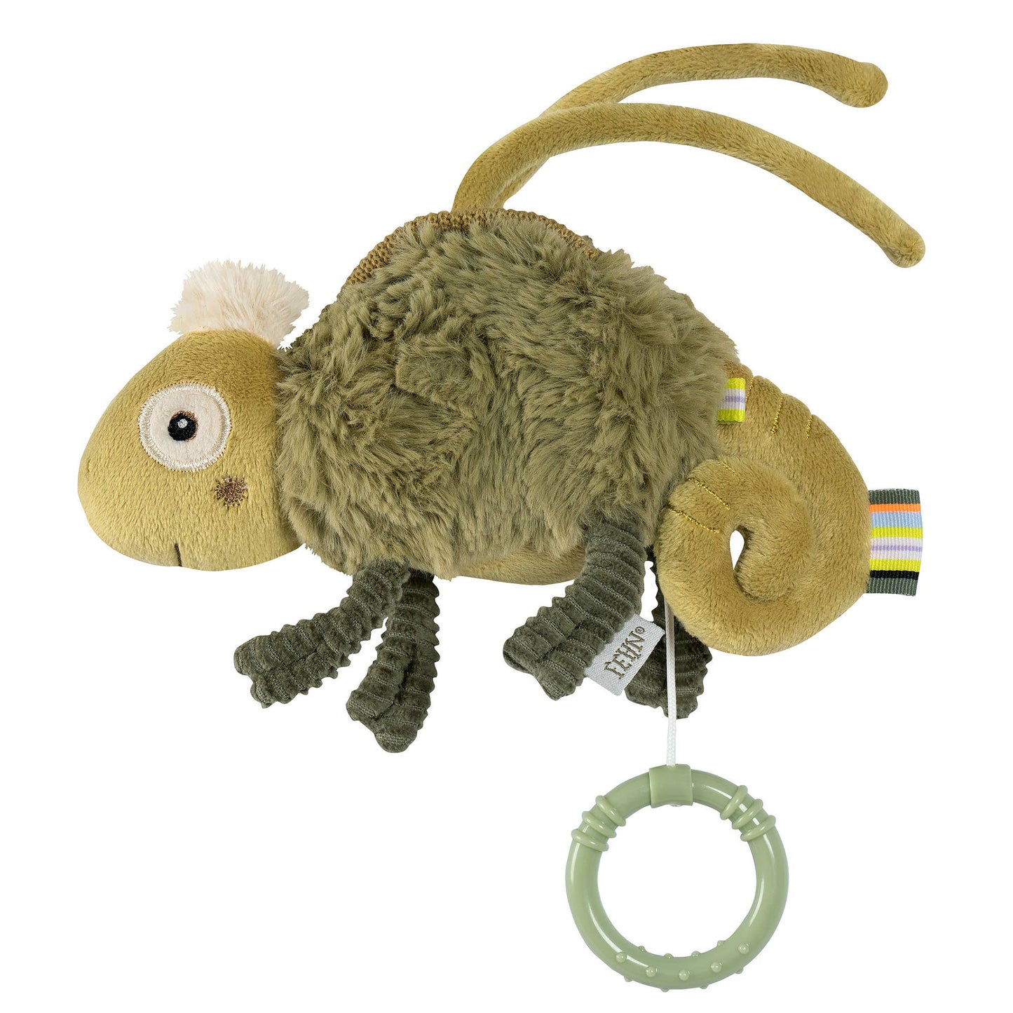 Mini-Spieluhr Chamäleon - Kuscheltier & Einschlafhilfe