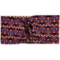 Damen Stirnband Organic Cotton Jersey 'Twist Headbands Retro Flower' lila