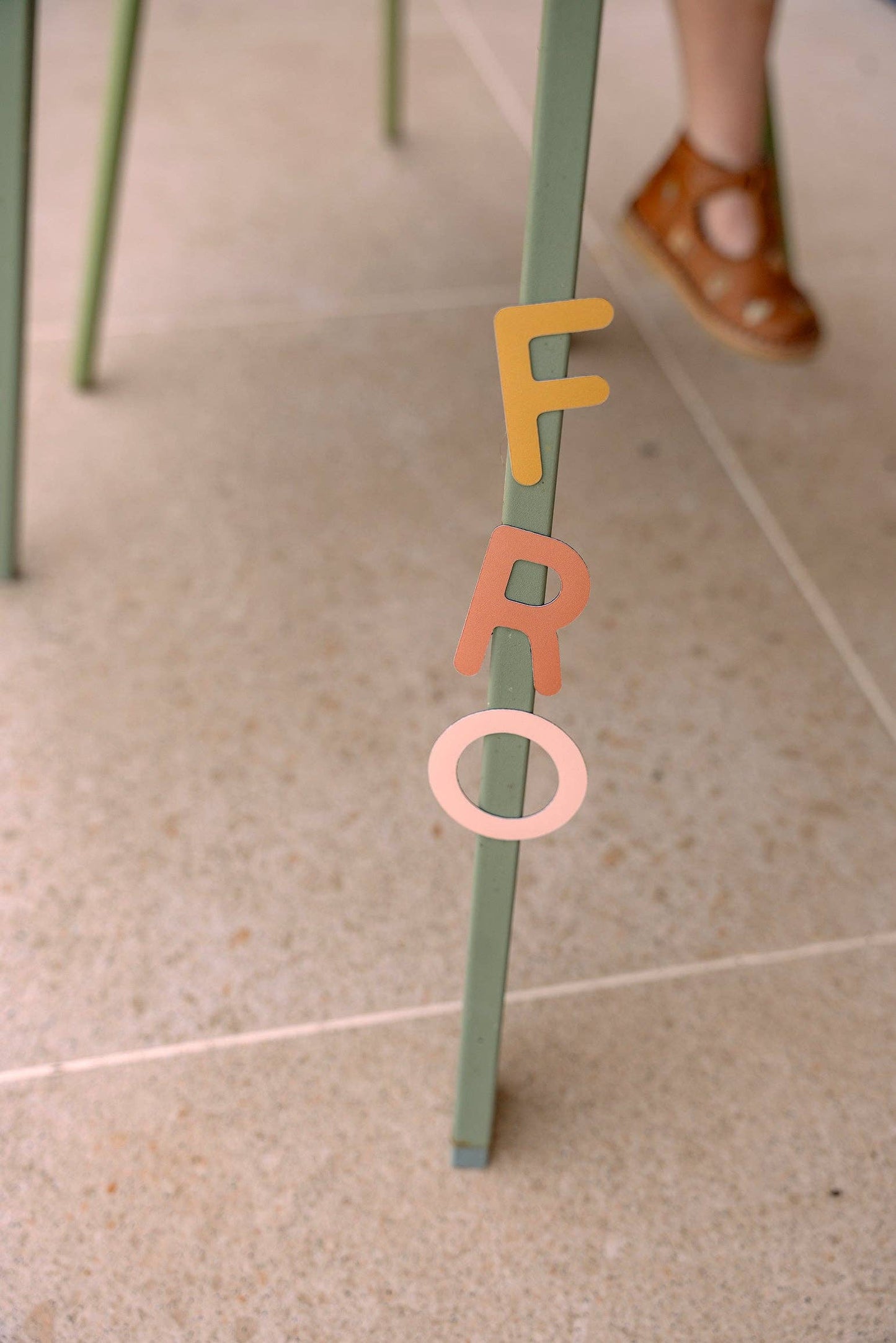 Magnetisches Alphabet 61 Große Großbuchstaben