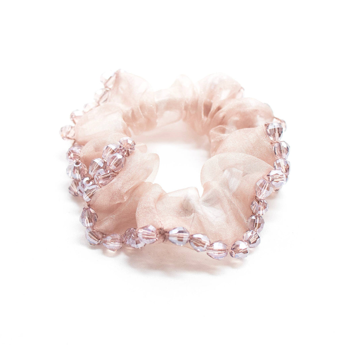 Scrunchie Meerjungfrau Perlmuttperlen rosa